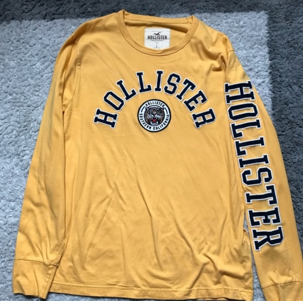 Yellow Hollister Long Sleeve